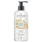 ATTITUDE Gentle Hand Soap, 4X Refill, Oat, Unscented, 67.6 oz