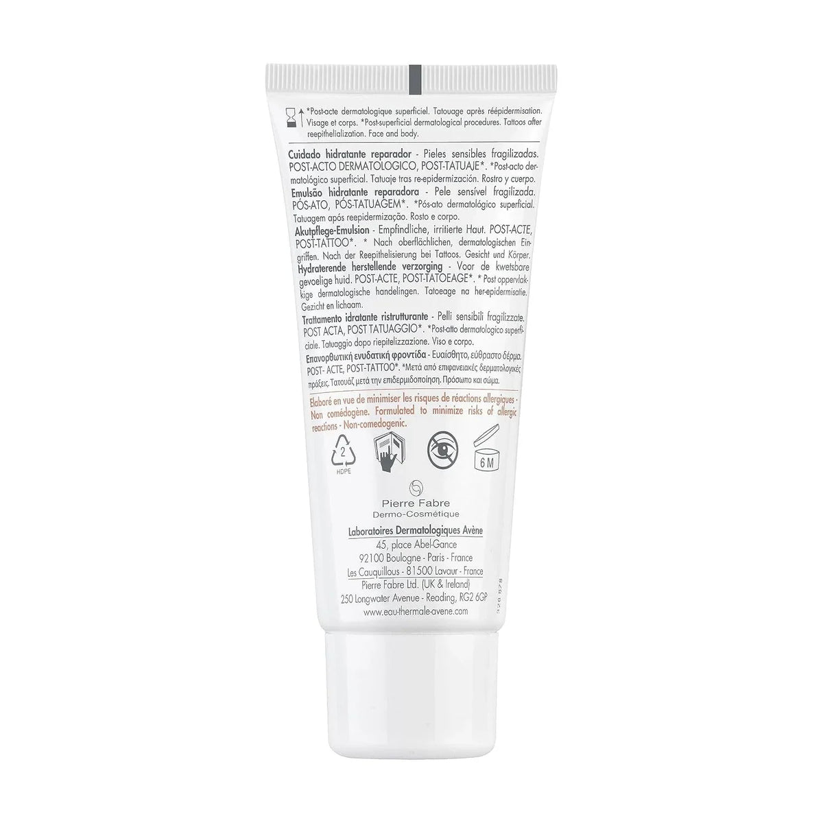 Avène Cicalfate+ Skin Recovery Emulsion, Post-Procedure, 1.3 Fl Oz