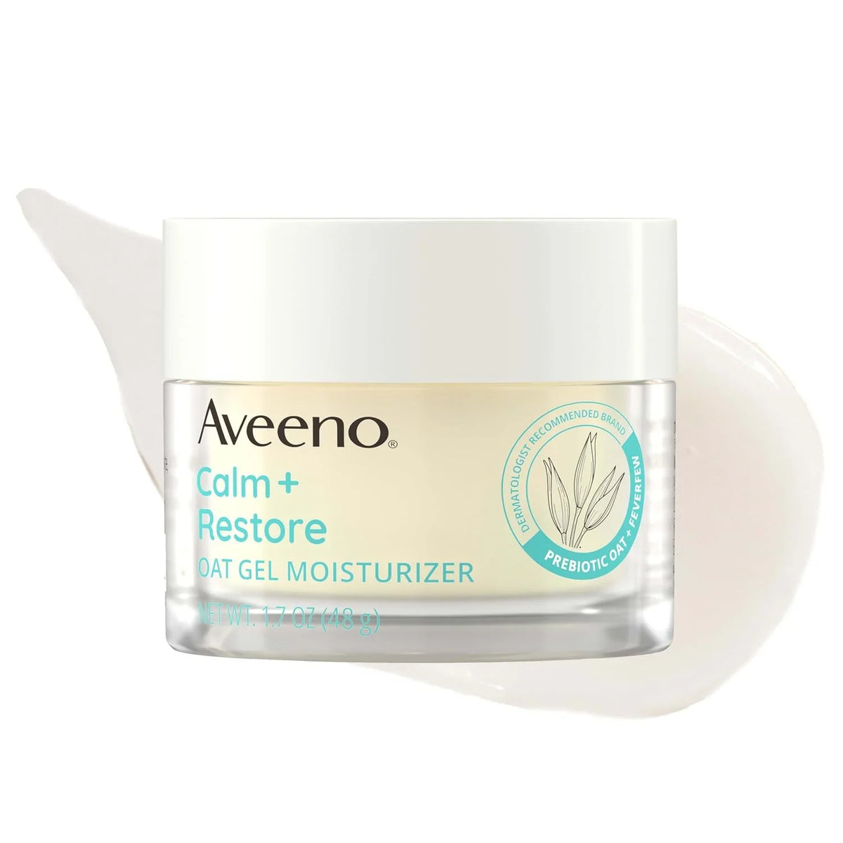 Aveeno Calm + Restore Oat Gel Moisturizer, Fragrance-Free, 1.7 oz