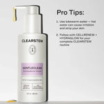 CLEARSTEM - GENTLECLEAN Vitamin C Infused Calming Wash - Facial Cleanser, Makeup Remover - Goldenseal + Green Tea - Facial Skin Care Products - Gluten Free, Cruelty Free - 6 fl oz / 180ml