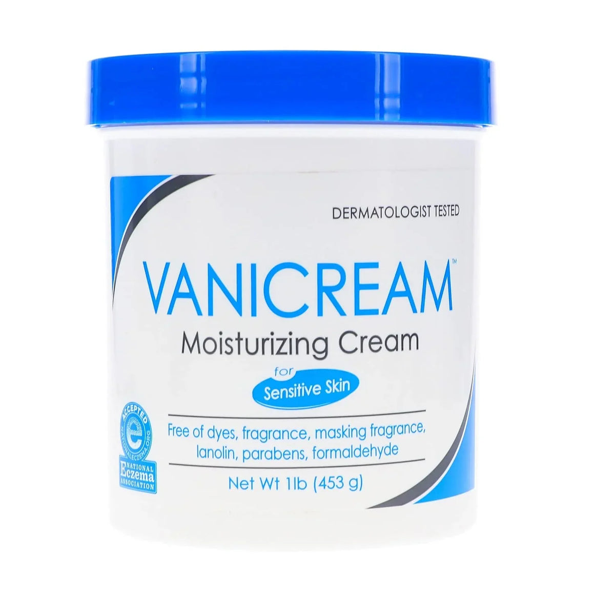 Vanicream Moisturizing Skin Cream for Sensitive Skin 1lb (Pack of 8)