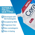 CeraVe Moisturizing Cream, Face Body Moisturizer, Normal to Dry Skin, 8 Fl Oz