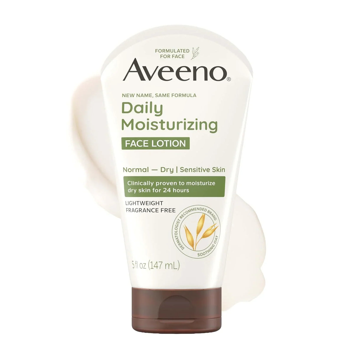 Aveeno Daily Moisturizing Face Lotion, Fragrance Free, 12 fl. oz