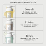 Naturium The Multi-Vitamin Daily Nutrients Body Wash, Hydrating Cleanser, 16.9 oz