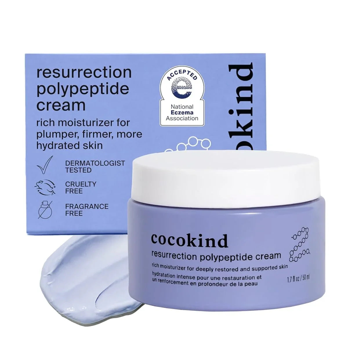 Cocokind Resurrection Polypeptide Cream, 1.7 Fl Oz (Pack of 2)