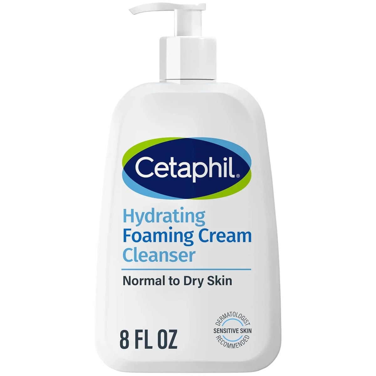 Cetaphil Cream to Foam Face Wash, Sensitive Skin Cleanser, 16oz