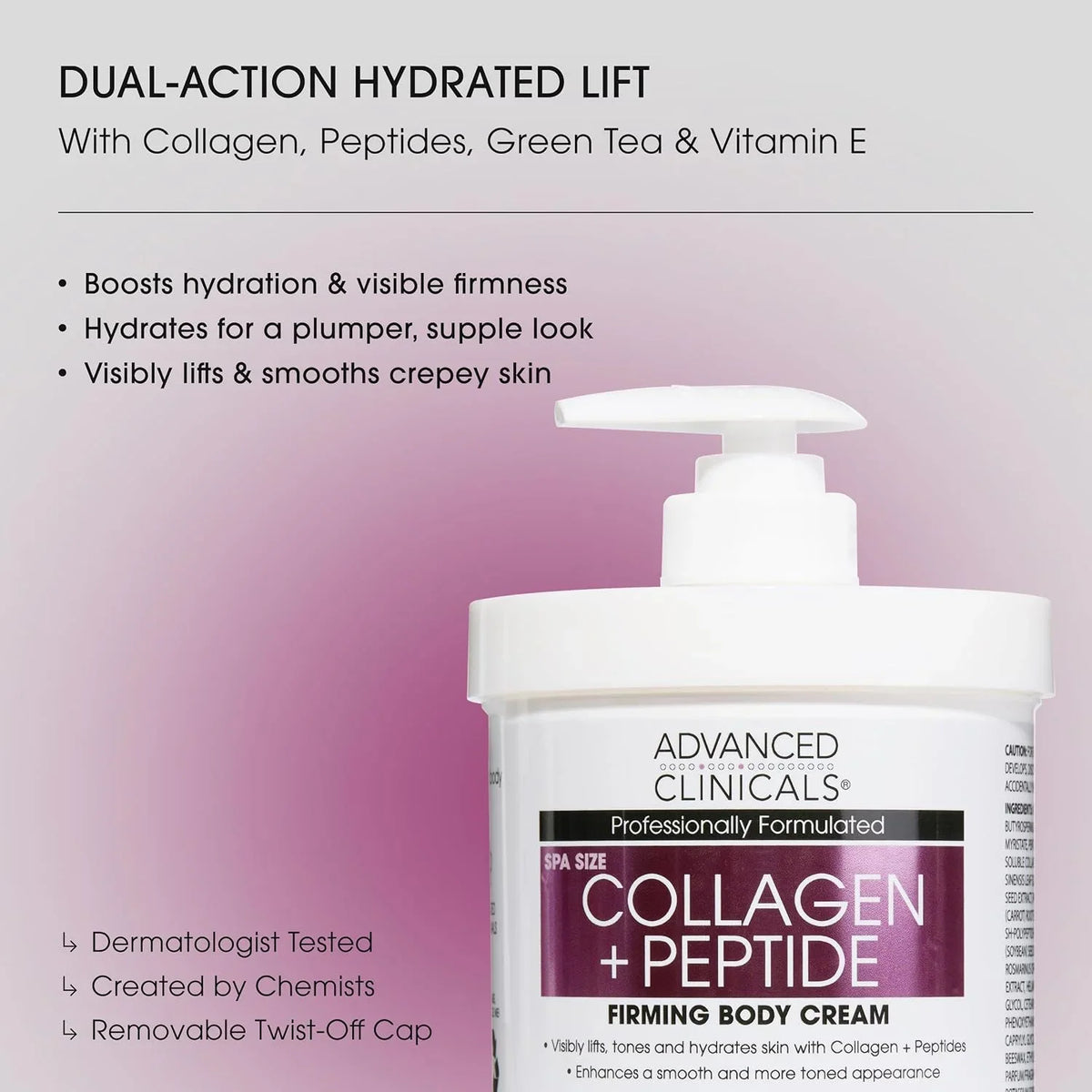 Advanced Clinicals Retinol Body Lotion + Brightening Vitamin C Lotion 2pc Skincare Set For Women & Men | Body Cream & Face Moisturizer Set Helps Improve The Look Of Dark Spots & Uneven Skin Tone, 2PC