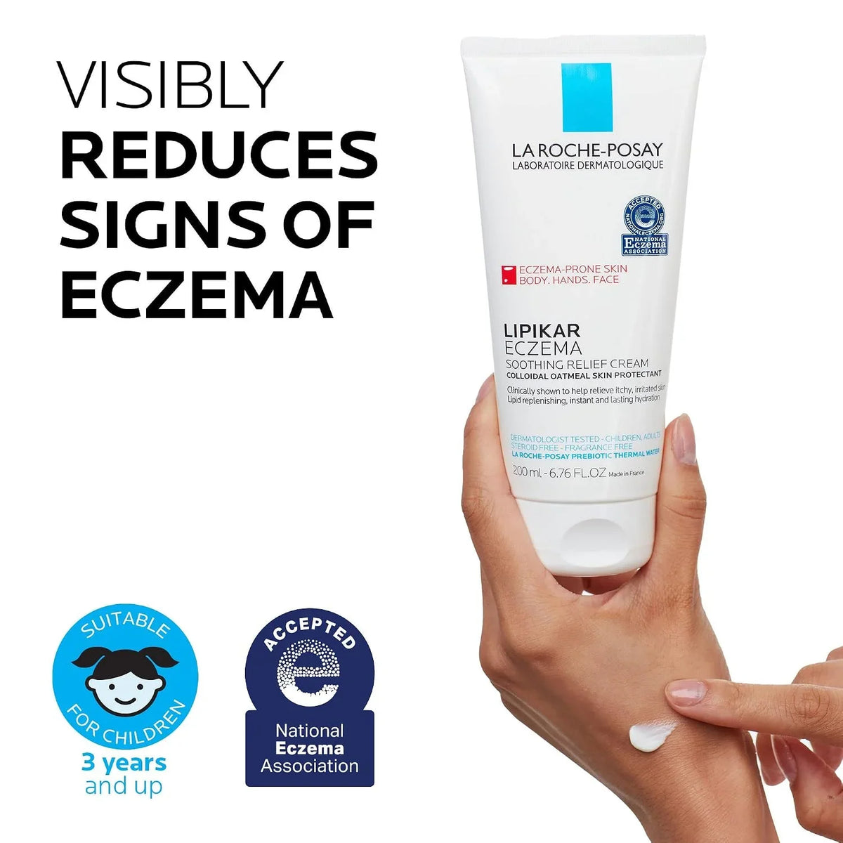 La Roche-Posay Lipikar Soothing Relief Eczema Cream, Sensitive Skin