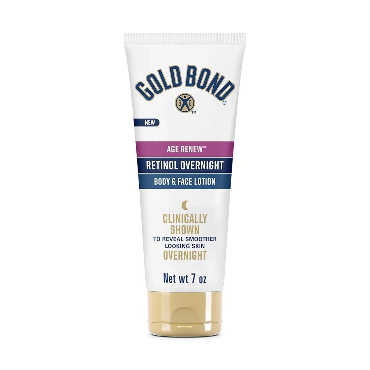 Gold Bond Age Renew Retinol Overnight Body & Face Lotion, 13 Oz