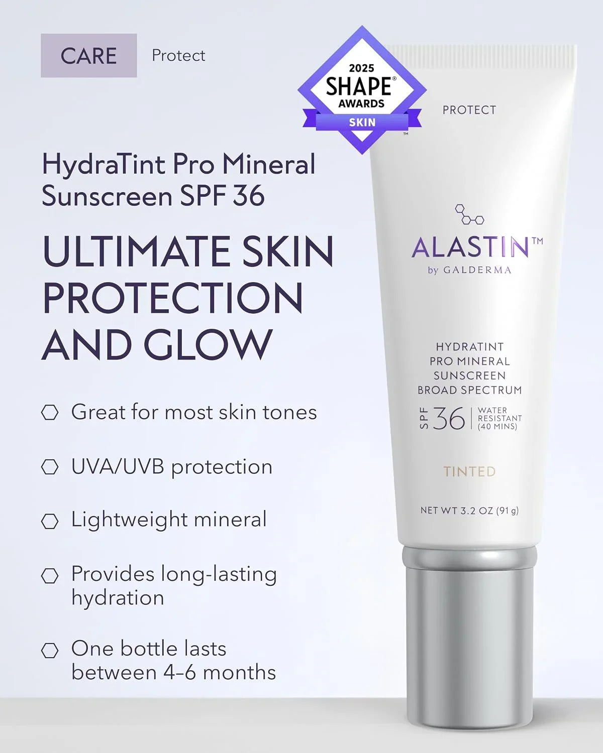 ALASTIN Skincare HydraTint Pro Mineral Tinted Sunscreen SPF 36 (3.2 oz)