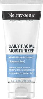 Neutrogena Ultra Gentle Daily Face Moisturizer, Fragrance-Free, 3.4 Fl Oz (Pack of 12)