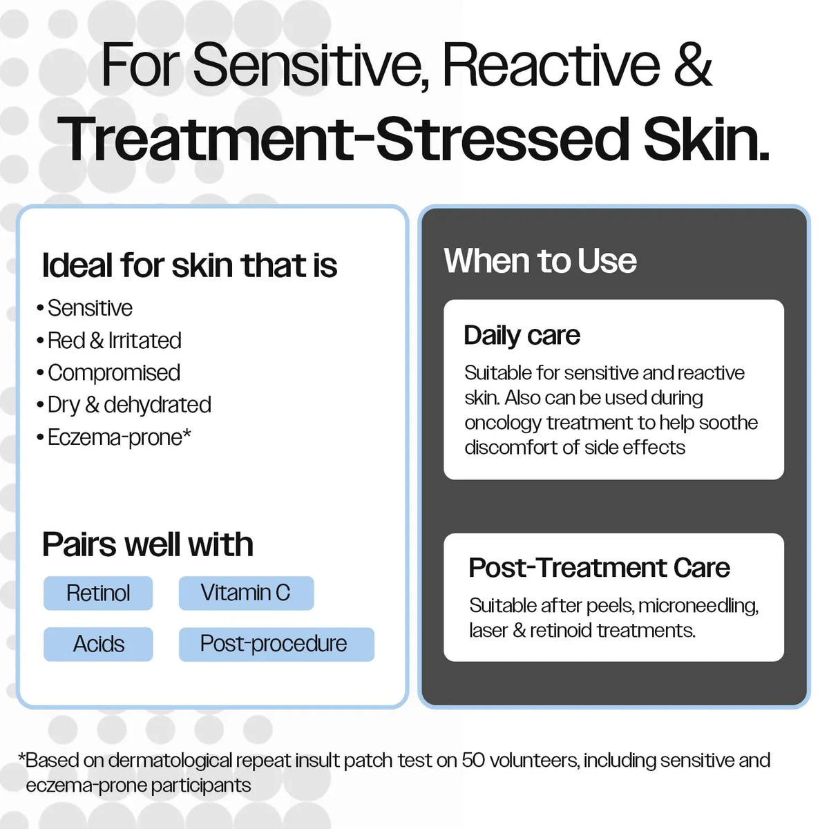 Skin Barrier Repair Cream for Eczema, Rosacea, Sensitive Dry Skin. Hydrating moisturizer, eczema relief cream soothes dry skin and redness. Face moisturizer & body cream for daily/nighttime use