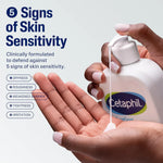 Cetaphil Cream to Foam Face Wash, Sensitive Skin Cleanser, 16oz