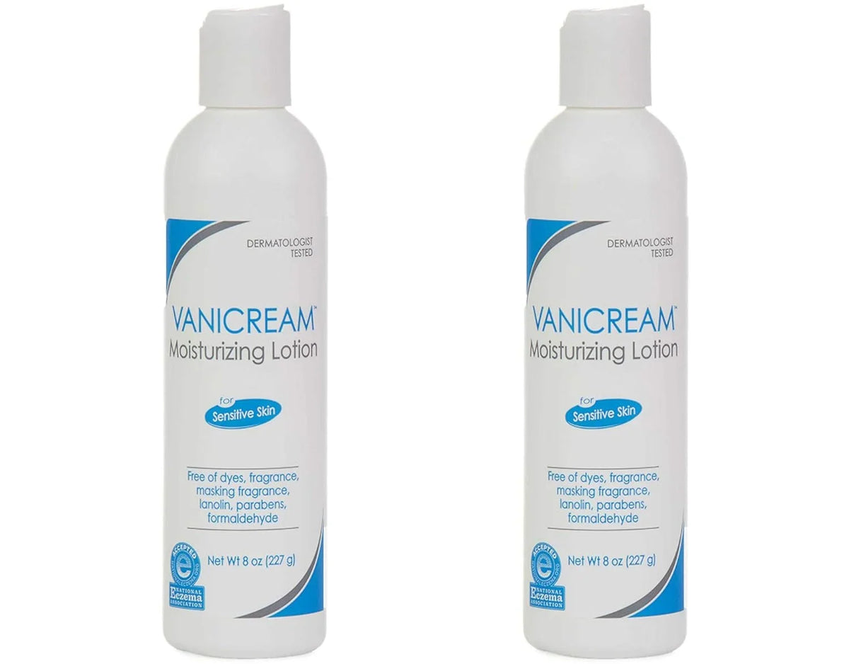 Vanicream Moisturizing Lotion, 8 Ounce (Pack of 2)