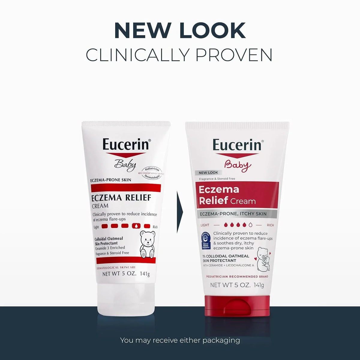 Eucerin Baby Eczema Relief Cream with Colloidal Oatmeal, 5 Ounce (Pack of 12)