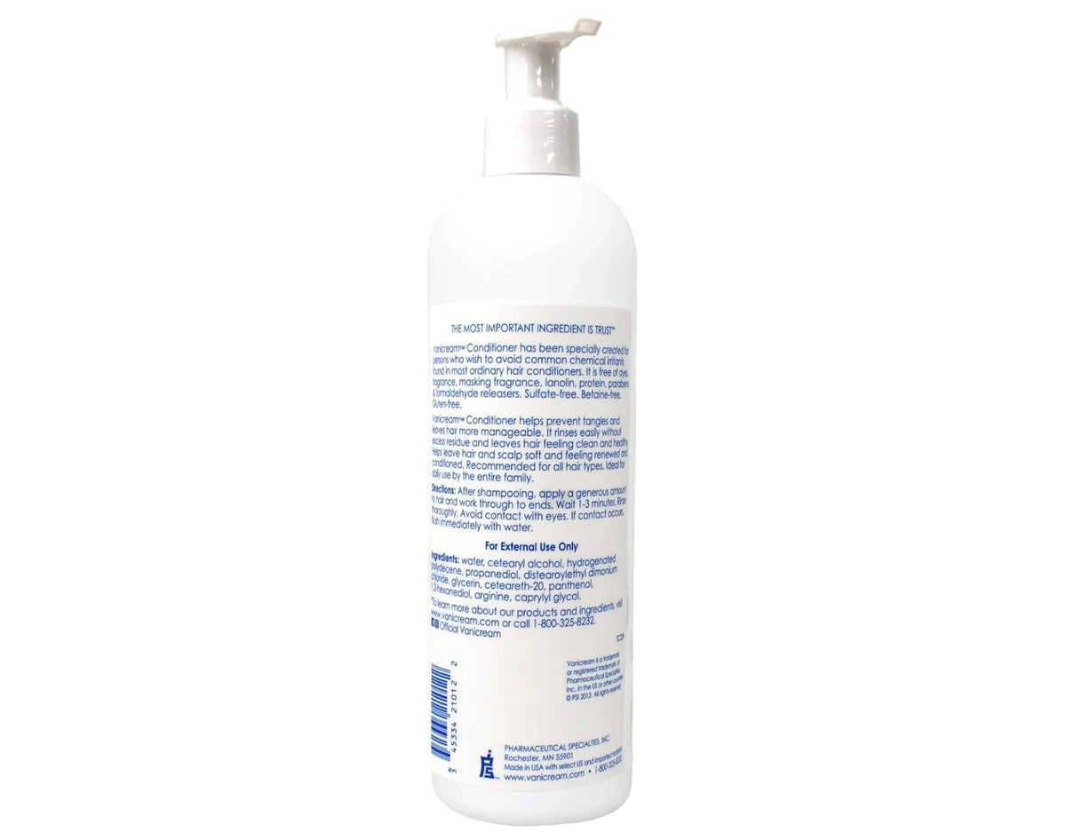 Vanicream Shampoo and Conditioner Set For Sensitive Skin - Dermatologist Tested - Set of 4 (2 Each) (12 Oz)