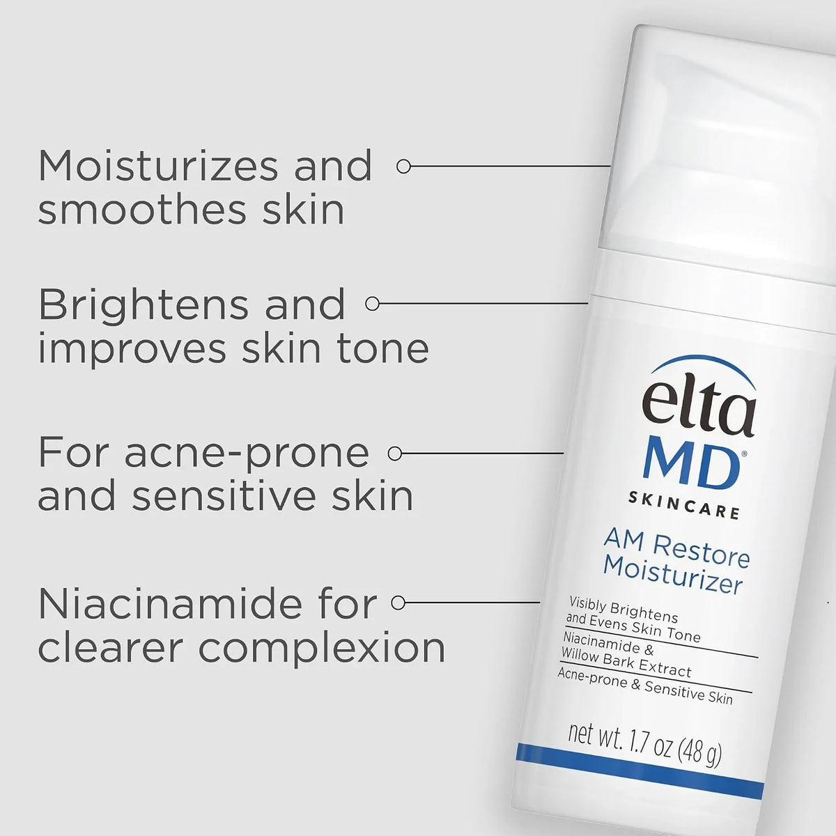 EltaMD AM Restore Daily Lightweight Facial Moisturizer