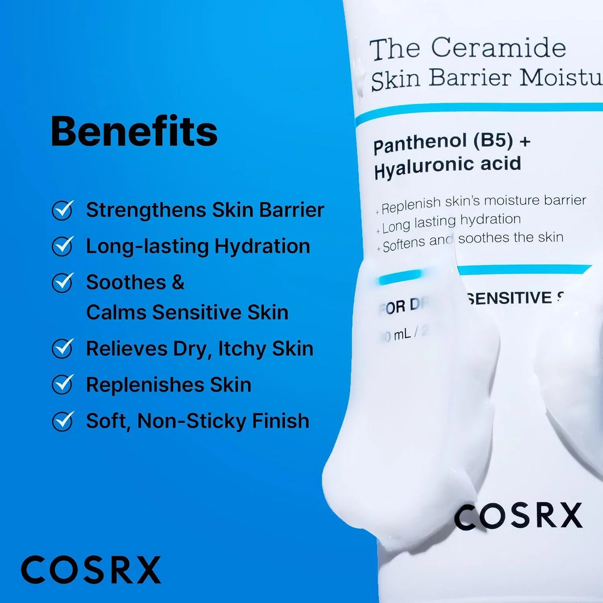 COSRX 7X Ceramide Moisturizer for Face, Barrier Repair Face Cream, 2.7oz