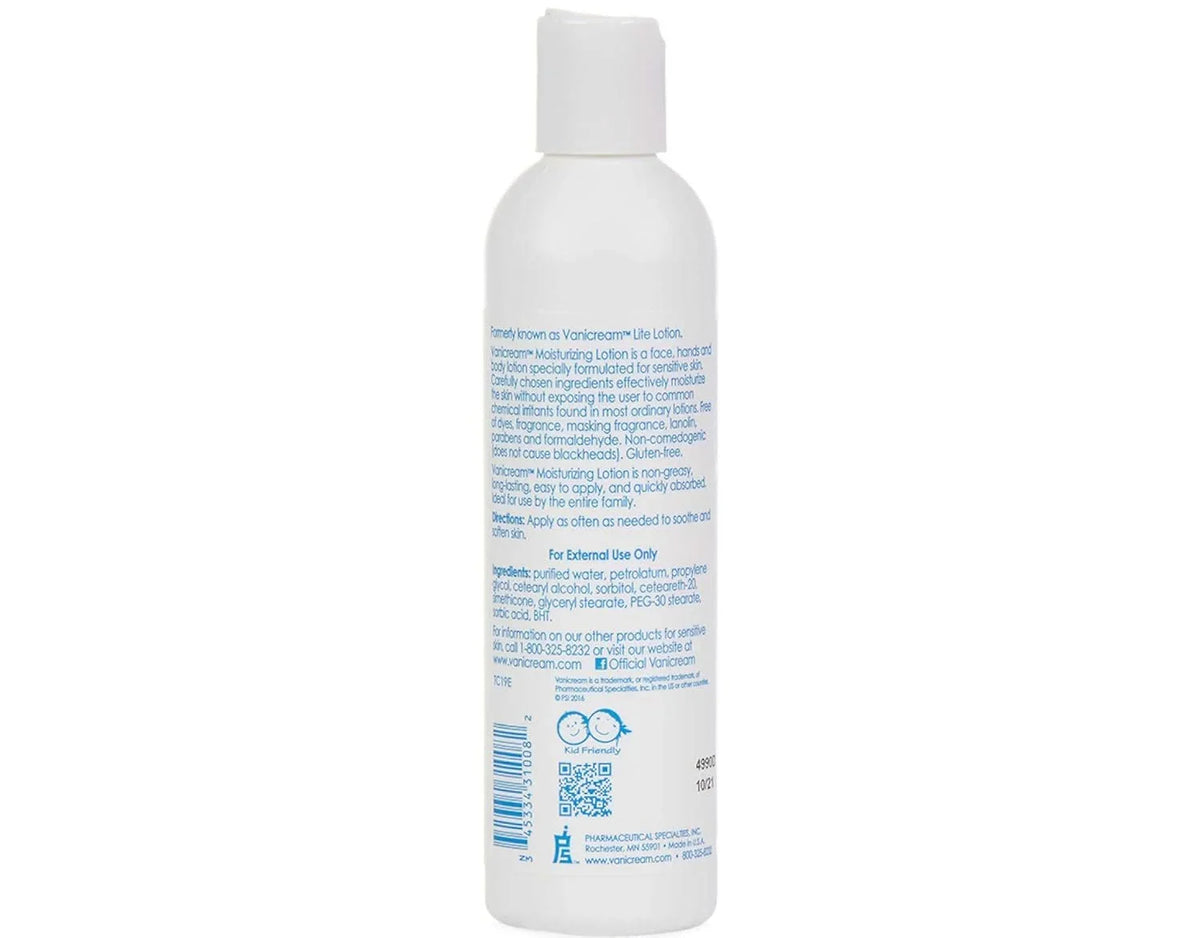 Vanicream Moisturizing Lotion, 8 Ounce (Pack of 2)
