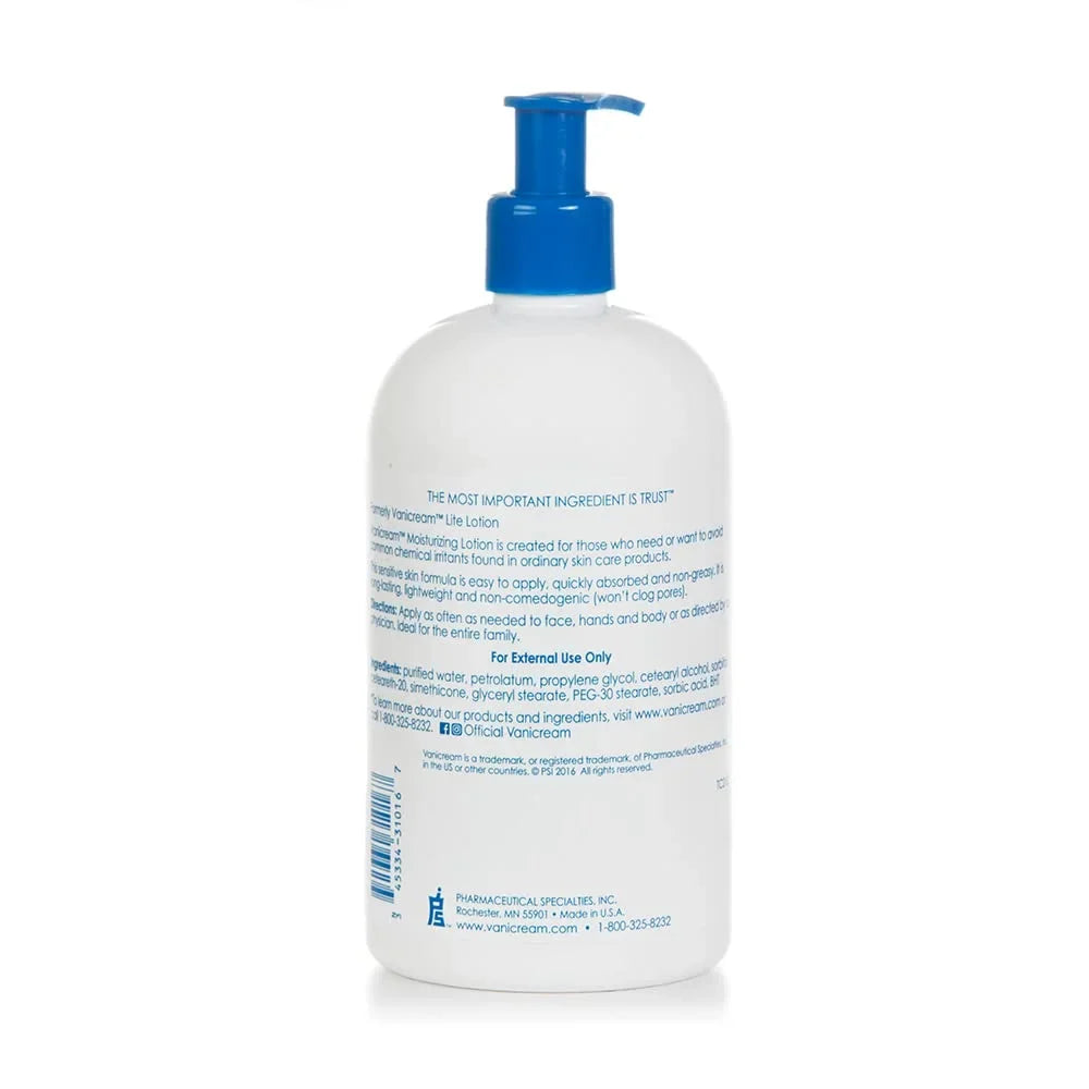 Vanicream Moisturizing Lotion for Sensitive Skin, 16 Ounce (Pack of 3)