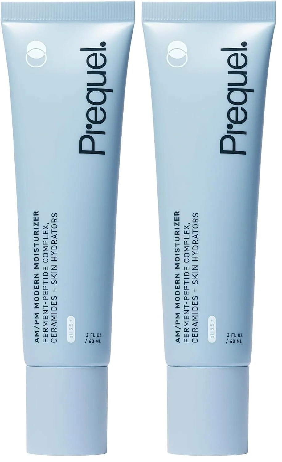 Prequel Skin AM/PM Modern Moisturizer – Hydrating Face Cream with Peptides, Ceramides & Glycerin for Dry, Sensitive, or Combination Skin – Non-Greasy Moisturizer for Barrier Support (Pack of 2)