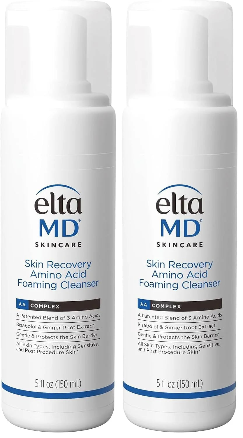 EltaMD Skin Recovery Amino Acid Foaming Face Wash, Fragrance-Free