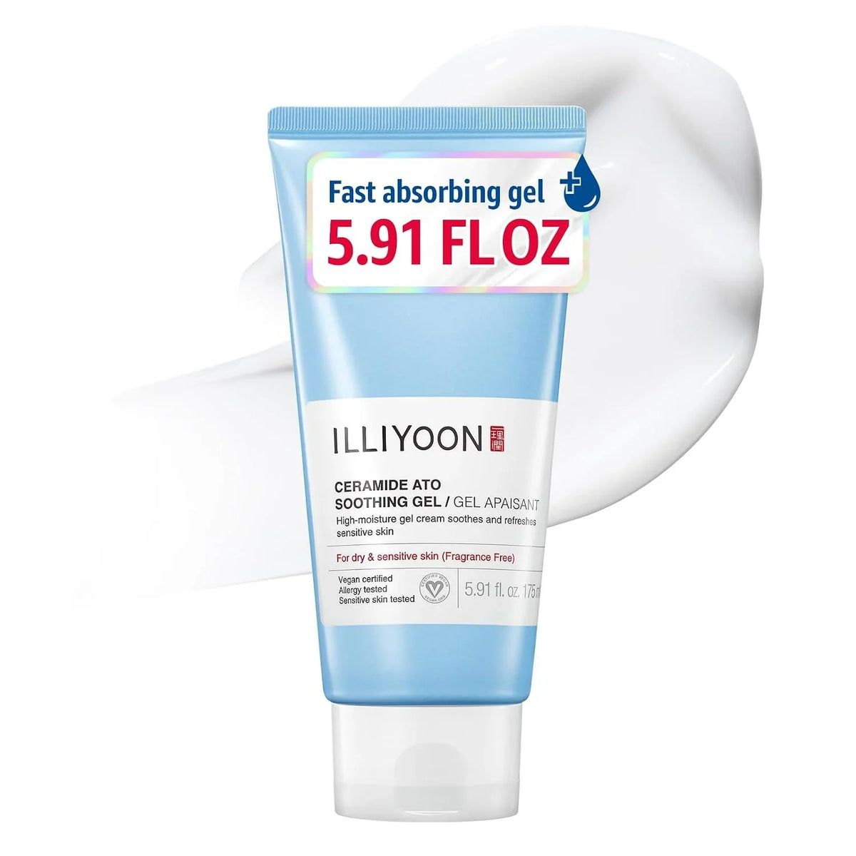 ILLIYOON Ceramide Ato Lotion 528ml(17.85oz) | Daily Moisturizing Lotion for All Skin Types | Deep Moisturizing and Soothing Effect | Korean Skin Care