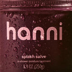 HANNI Splash Salve In-Shower Moisture Treatment for Dry Skin, Hydrating Body Moisturizer with Shea Butter, Coconut Oil & Jojoba, 250 mL / 8.8 oz (Pack of 2)