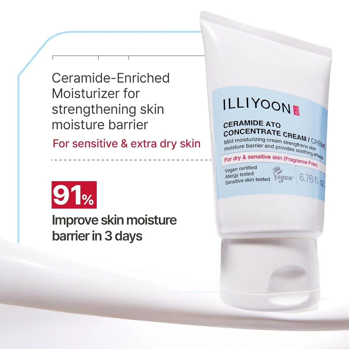 ILLIYOON Ceramide Ato Lotion 528ml(17.85oz) | Daily Moisturizing Lotion for All Skin Types | Deep Moisturizing and Soothing Effect | Korean Skin Care