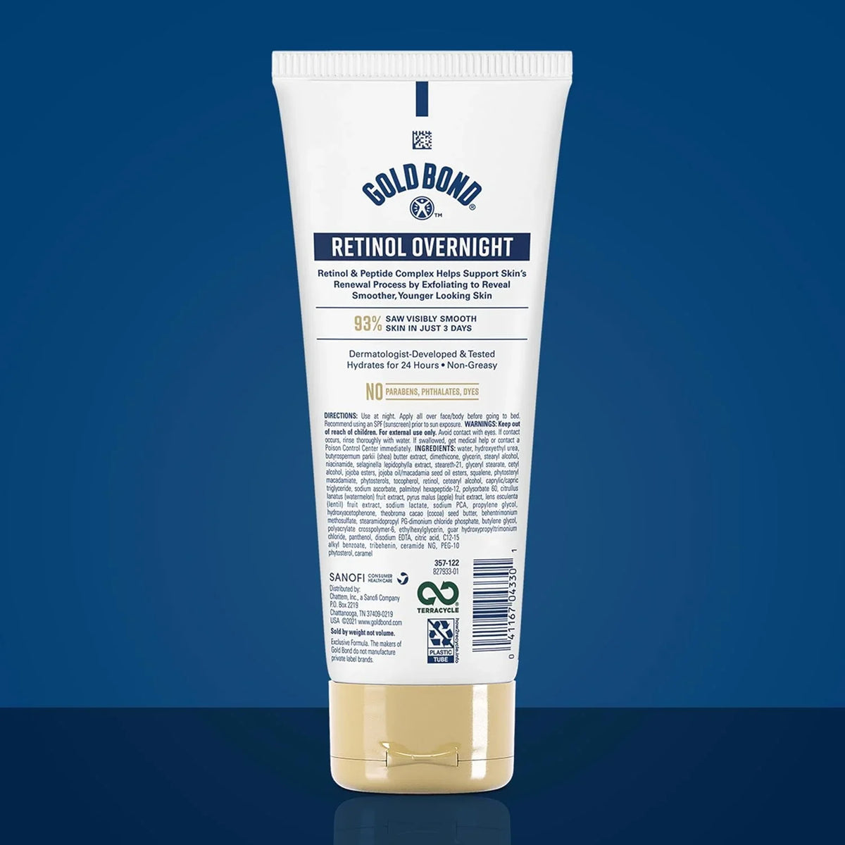 Gold Bond Age Renew Retinol Overnight Body & Face Lotion, 13 Oz