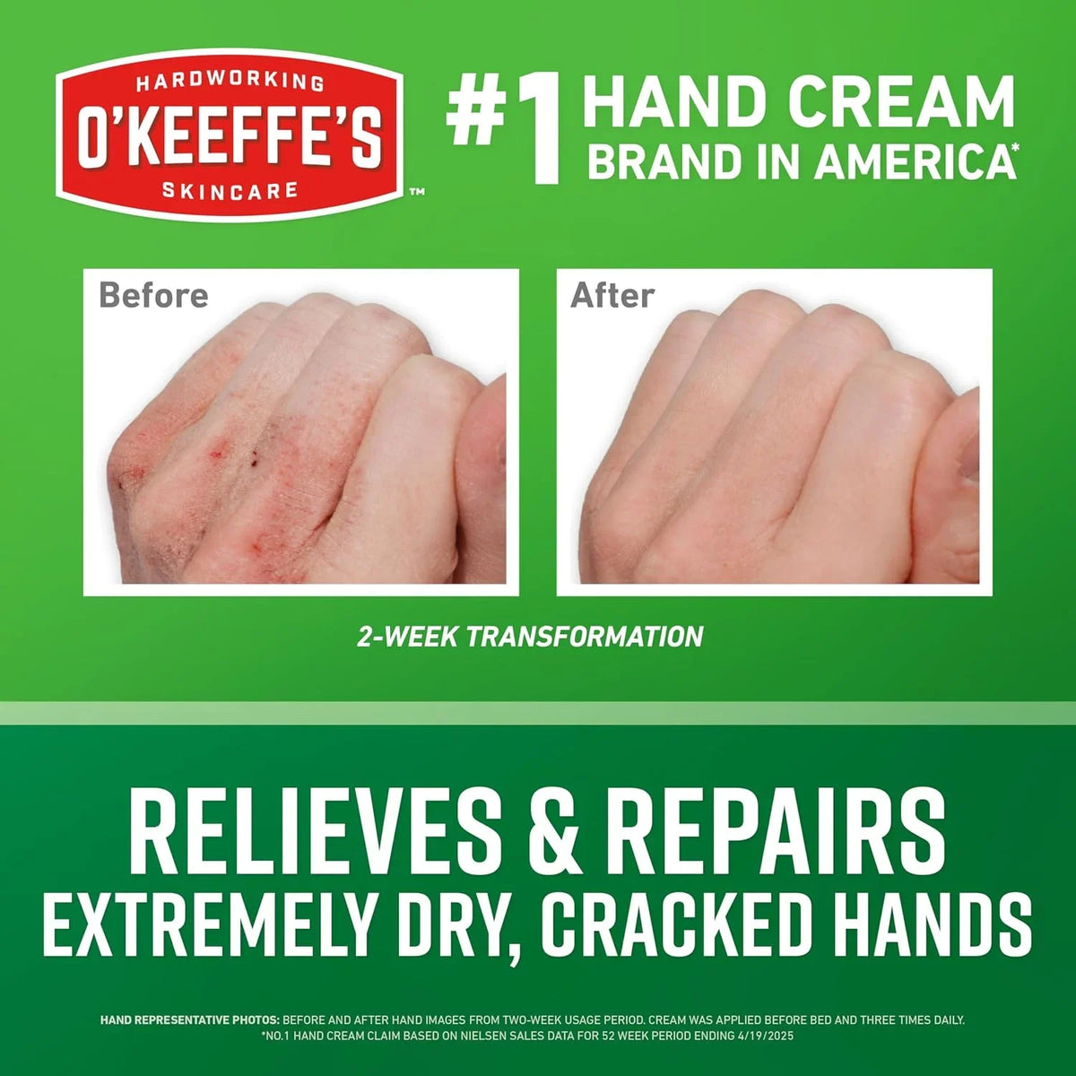 O'Keeffe's K0290004-10 Working Hands Hand Cream Tube (10 Pack), 3 oz