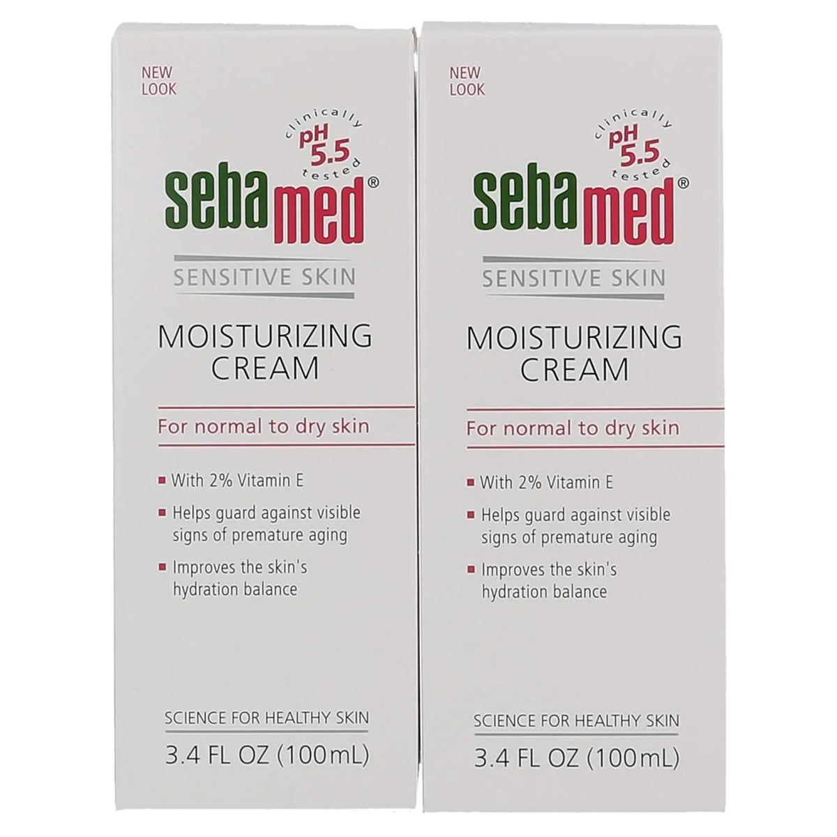 SEBAMED Moisturizing Face Cream for Sensitive Skin Antioxidant pH 5.5 Vitamin E Hypoallergenic 2.6 Fluid Ounces (75mL) Ultra Hydrating Dermatologist Recommended Moisturizer