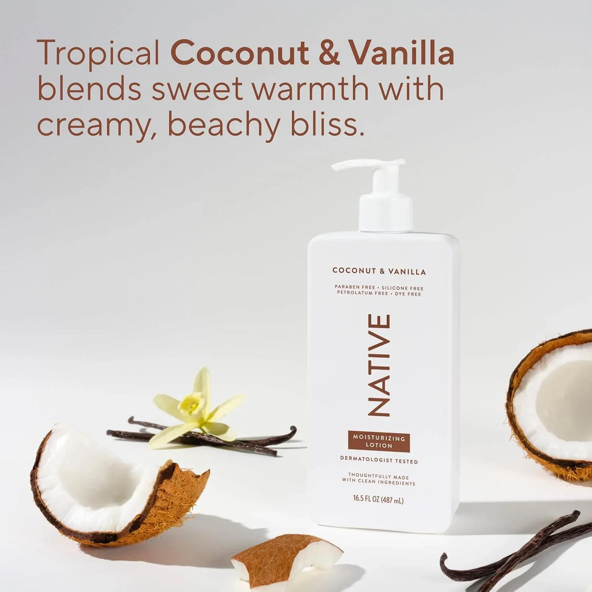 Native Body Lotion for Women & Men, Sea Salt & Cedar Scent, 16.5 fl oz