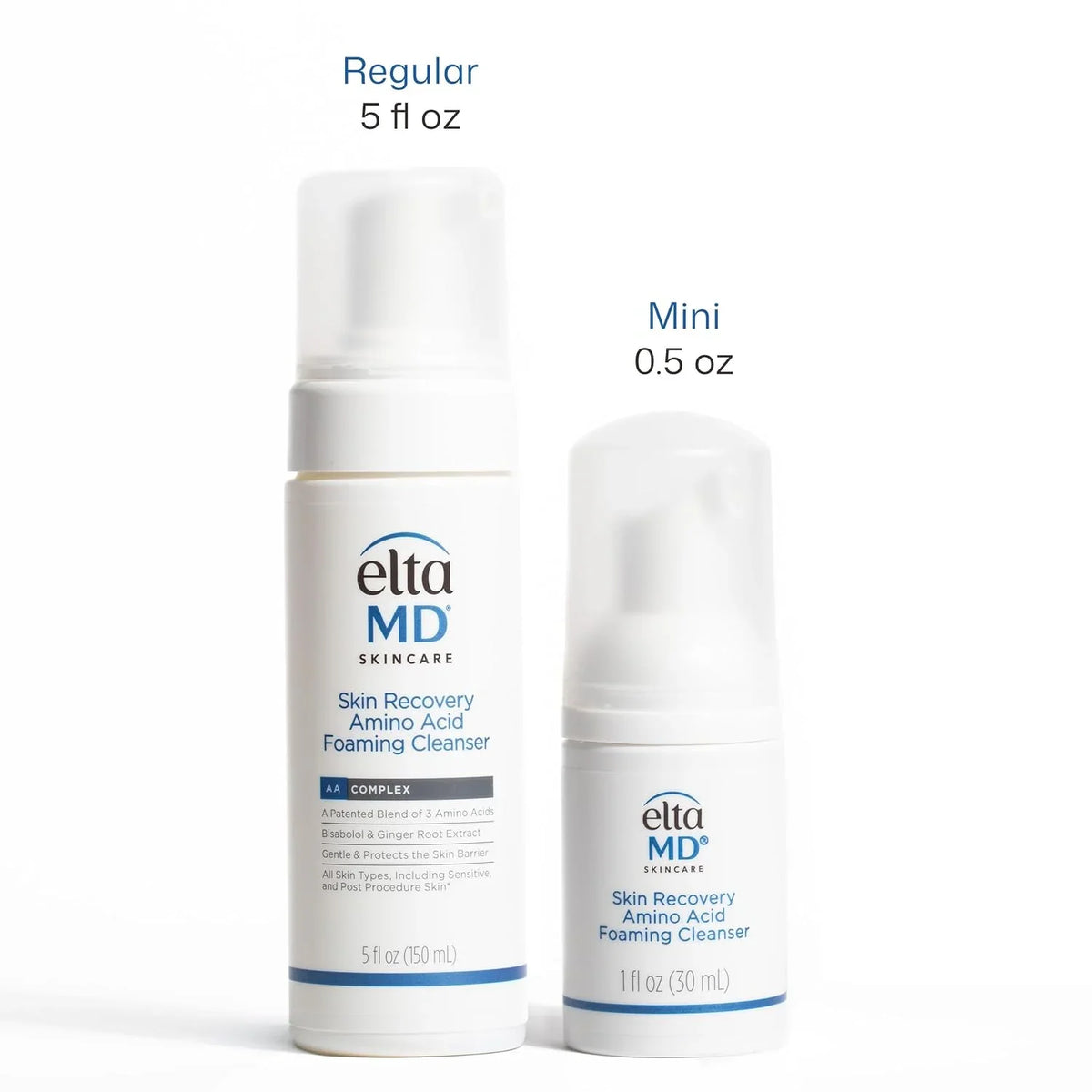 EltaMD Skin Recovery Amino Acid Foaming Face Wash, Fragrance-Free