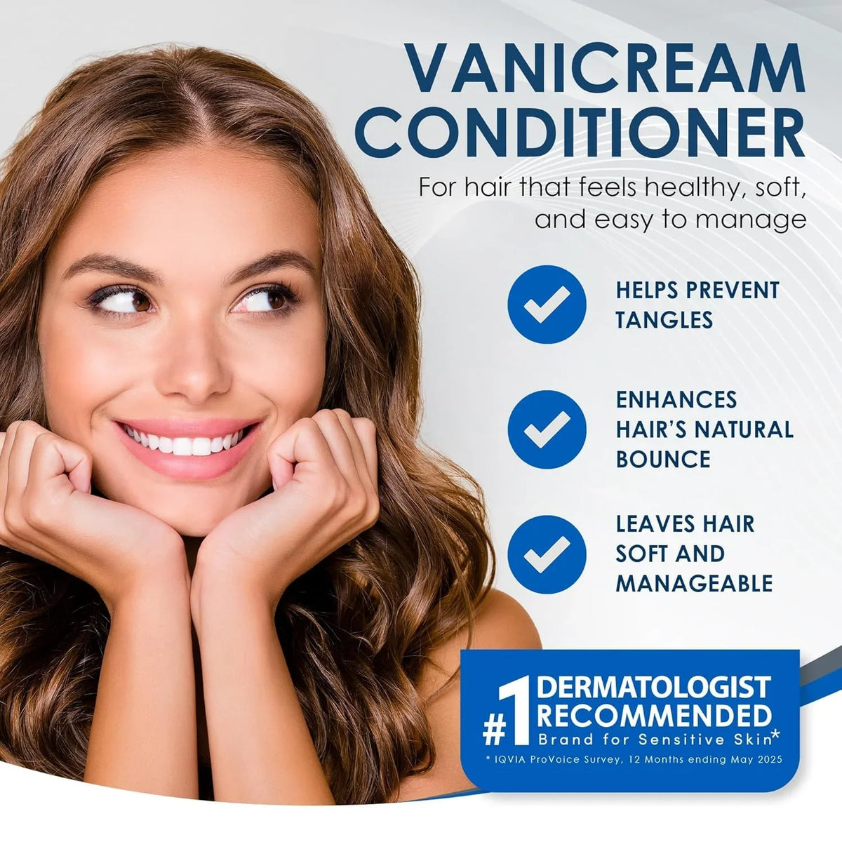 Vanicream Conditioner for Sensitive Skin, Free of Dyes, Fragrance, Lanolin, Parabens and Formaldehyde Releasers, Dermatologist Tested, 12 fl oz (Pack of 2)