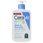 CeraVe Baby 2-in-1 Wash & Shampoo with Vitamin E for Hair & Skin, 8oz