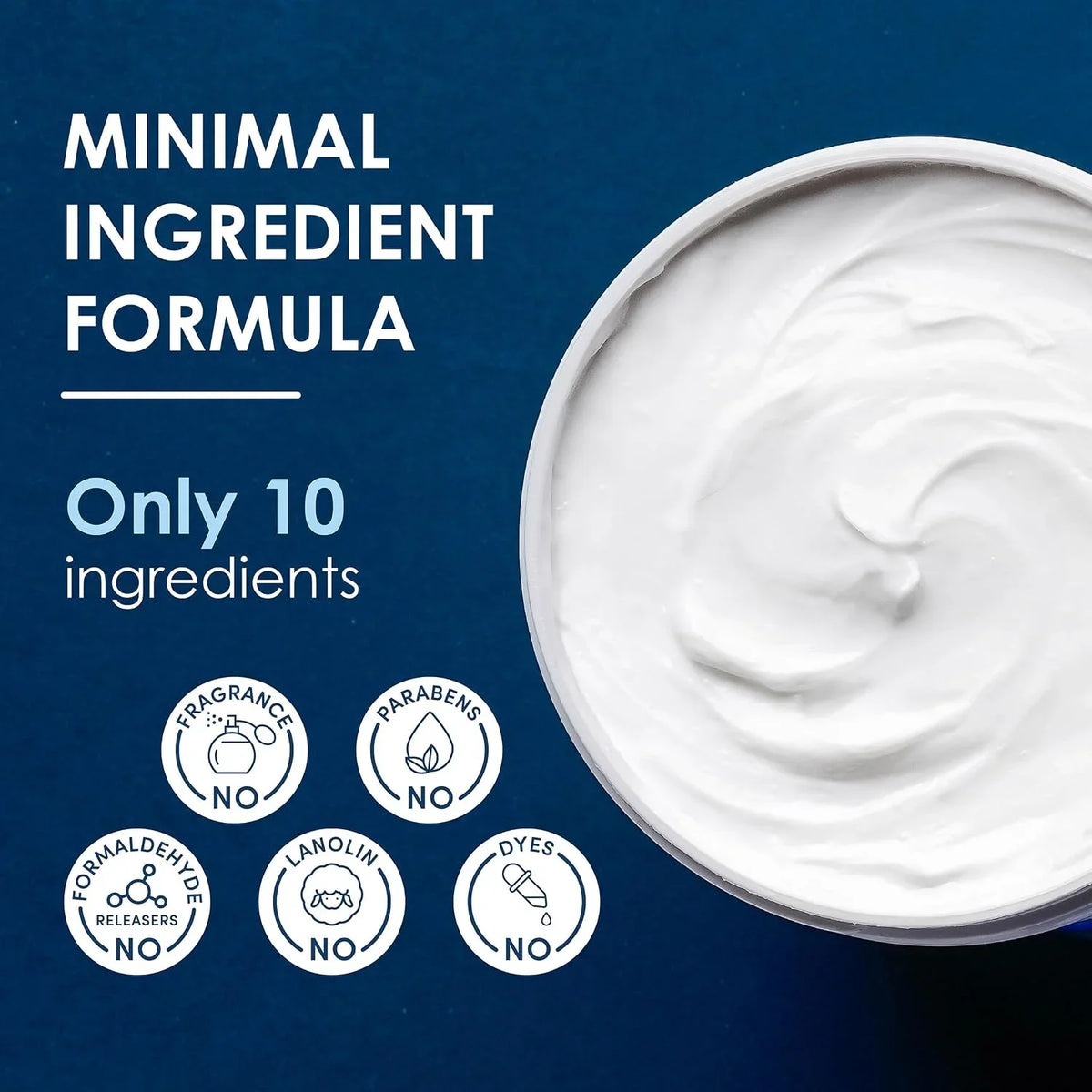 Vanicream Moisturizing Skin Cream for Sensitive Skin 1lb (Pack of 8)