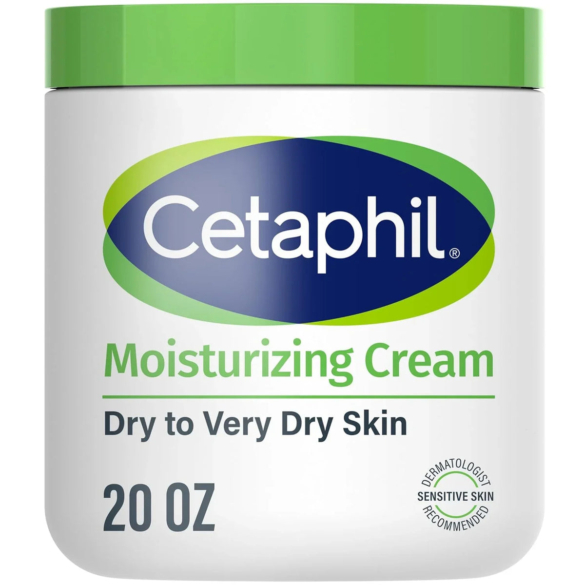 Cetaphil Moisturizing Cream, Dry Sensitive Skin, Fragrance Free, 16 Ounce (Pack of 12)