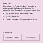 CLEARSTEM - GENTLECLEAN Vitamin C Infused Calming Wash - Facial Cleanser, Makeup Remover - Goldenseal + Green Tea - Facial Skin Care Products - Gluten Free, Cruelty Free - 6 fl oz / 180ml