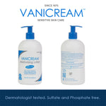 Vanicream Moisturizing Lotion with Pump, 16 Ounce & Facial Moisturizer with SPF, 2.5 Ounce