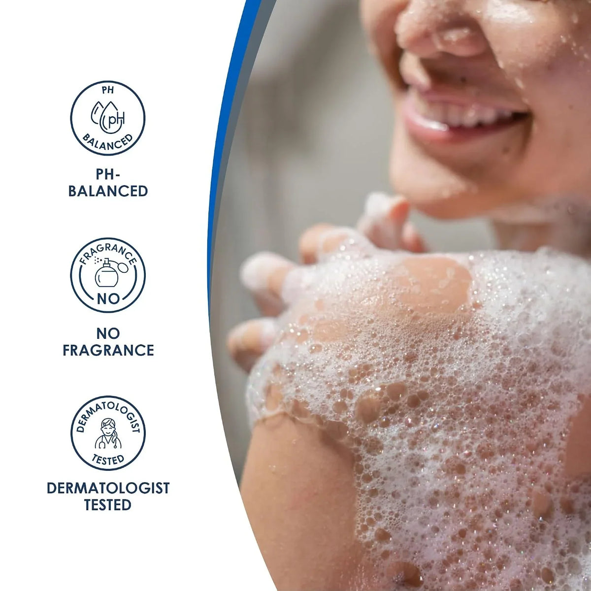 Vanicream Gentle Body Wash, Non-Drying, pH-Balanced Shower Gel, 12 Fl Oz