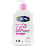 Cetaphil Nourishing Oil to Foam Facial Cleanser, Dry Skin, 8oz