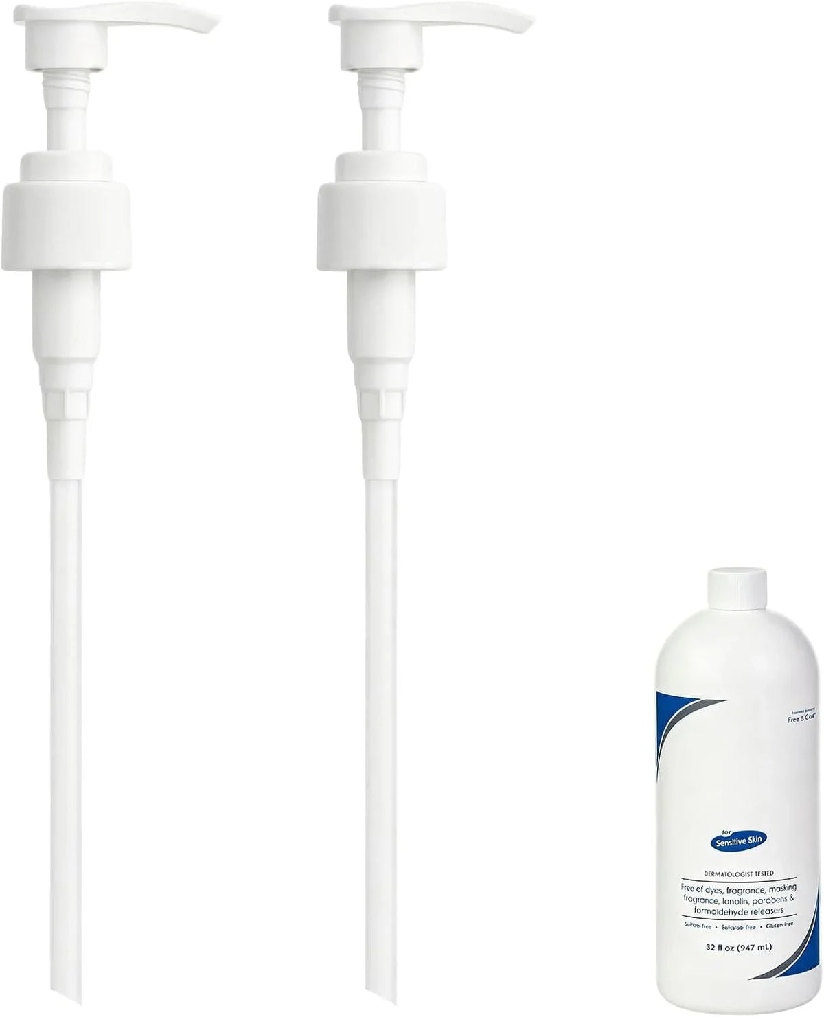 Dispenser Pump Compatible with Vanicream Liquid Cleanser 32 Fl Oz, 2 Pcs