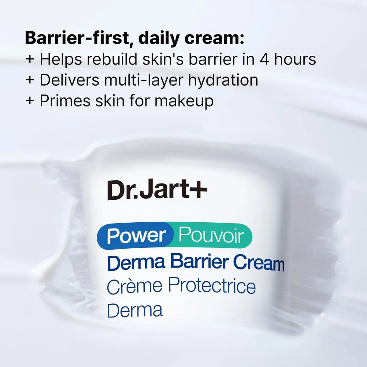 Dr.Jart+ Derma Barrier Korean Face Cream | Korean Skin Barrier Moisturizer with Panthenol | Korean Skin Care, 2.71 Fl Oz