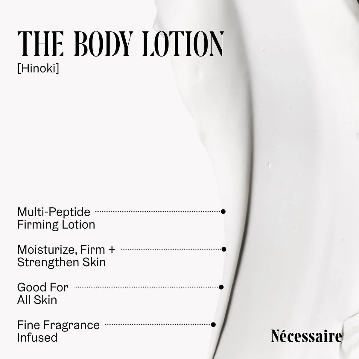 The Body Lotion Santal. Multi-Peptide Firming Body Lotion With Niacinamide